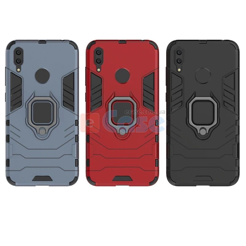 Ударопрочная накладка с подставкой и TPU бампером для Huawei Y7 2019 фото 1 — eCase