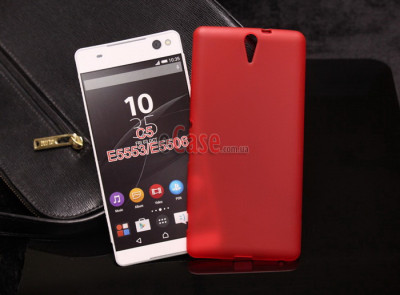 TPU накладка для Sony Xperia C5 Ultra (матовый, однотонный) — eCase