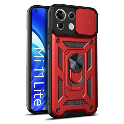 TPU+PC чехол Kvadratic Ring Gate для Xiaomi Mi 11 Lite — eCase