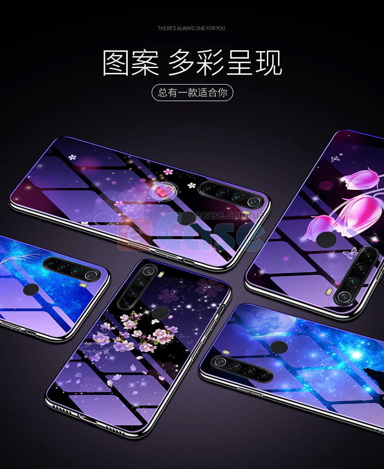 Накладка TPU + Glass Violet для Xiaomi Redmi Note 8T фото 1 — eCase