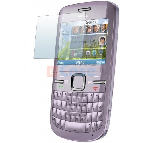 Защитная пленка на экран для Nokia C3-00 (ультрапрозрачная) фото 1 — eCase