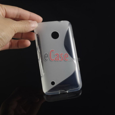 TPU накладка S-Case для Nokia Asha 308 — eCase