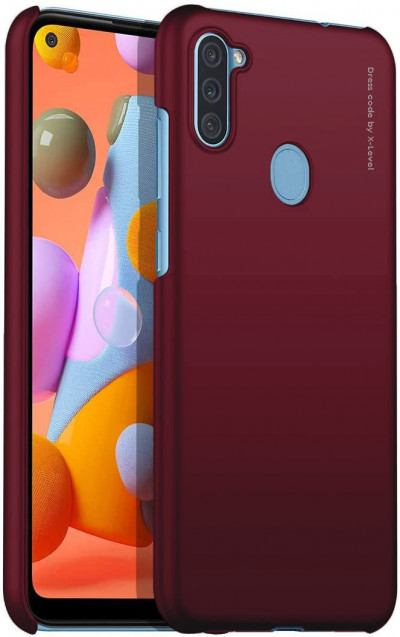 Пластиковая накладка X-level Metallic для Samsung Galaxy A11 2020 — eCase