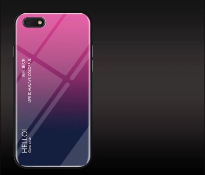 Накладка TPU + Glass Colorful для Huawei Y5 Prime 2018 — eCase