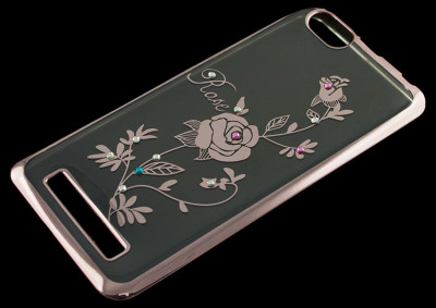 Прозора ТПУ накладка Beckberg для iPhone SE 2020 (з малюнком) — eCase