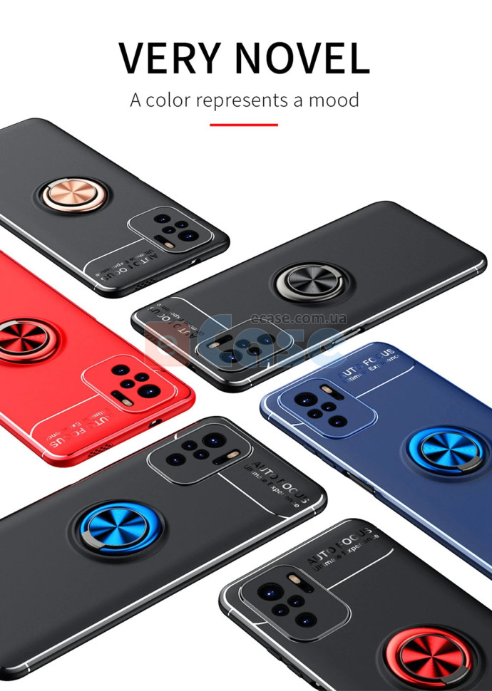 ТПУ чехол Ring Color для Xiaomi Poco M5s фото 1 — eCase