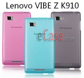 TPU накладка для Lenovo K910 Vibe Z (матовий, однотонний) фото 1 — eCase