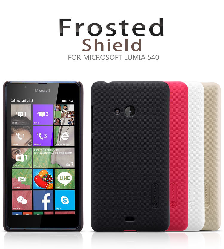 Пластиковая накладка Nillkin Matte для Microsoft Lumia 540 + защитная пленка фото 1 — eCase