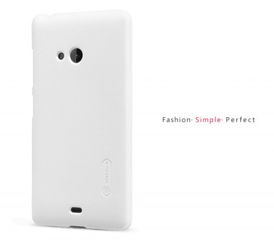 Пластиковая накладка Nillkin Matte для Microsoft Lumia 540 + защитная пленка — eCase