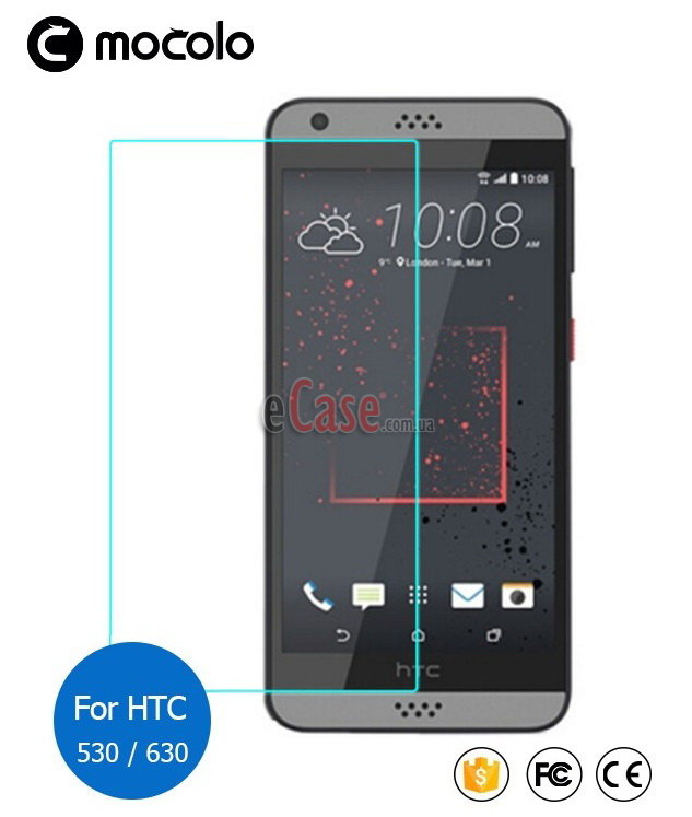 Защитное стекло MOCOLO для HTC Desire 630 фото 1 — eCase