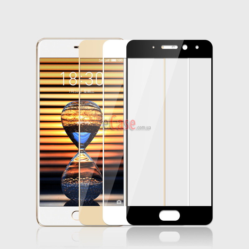 Защитное стекло для Meizu Pro 7 (Tempered Glass Frame 2,5D) с рамкой фото 1 — eCase