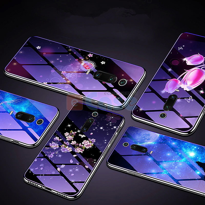 Накладка TPU + Glass Violet для Xiaomi Mi 9T Pro фото 1 — eCase