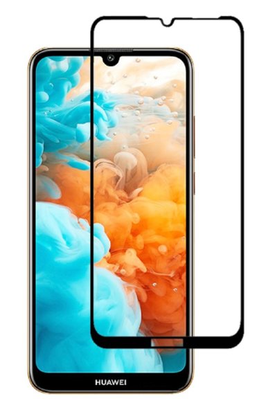 Захисне скло Full Glue Color для Huawei Y7 2019 — eCase