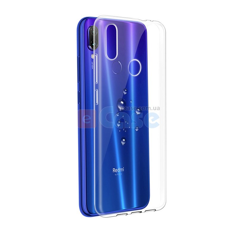Прозрачная ТПУ накладка для Xiaomi Redmi 7 (Crystal Clear) фото 1 — eCase