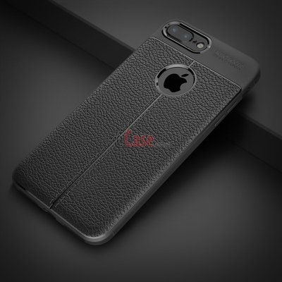 ТПУ накладка Leather для iPhone 8 Plus &mdash; eCase