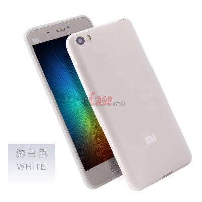 TPU накладка Matte для Xiaomi Mi5 (однотонна) — eCase