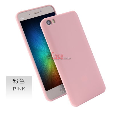 TPU накладка Matte для Xiaomi Mi5 (однотонна) — eCase