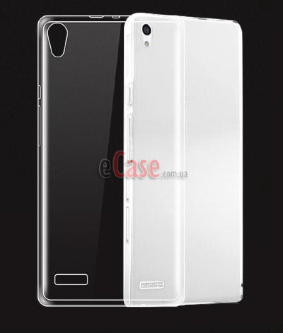 Прозрачная ТПУ накладка для Huawei Ascend P6 (Crystal Clear) — eCase