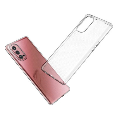 Силіконовий чохол для OPPO Reno 4 (Crystal Clear) — eCase