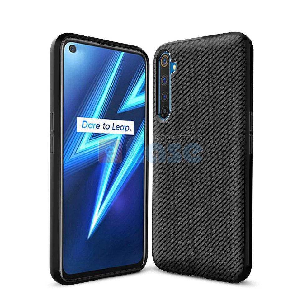 ТПУ накладка Carbon для Realme 6 фото 1 — eCase