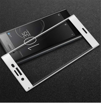 Защитное стекло для Sony Xperia XZ1 (Tempered Glass Frame 2,5D) с рамкой — eCase