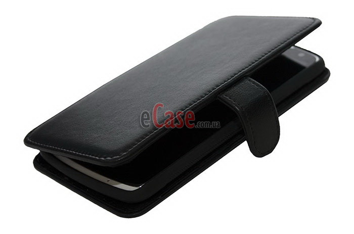 Шкіряний чохол для Fly IQ452 EGO Vision 1 ProBook (книжка) з ТПУ кріпленням фото 1 — eCase