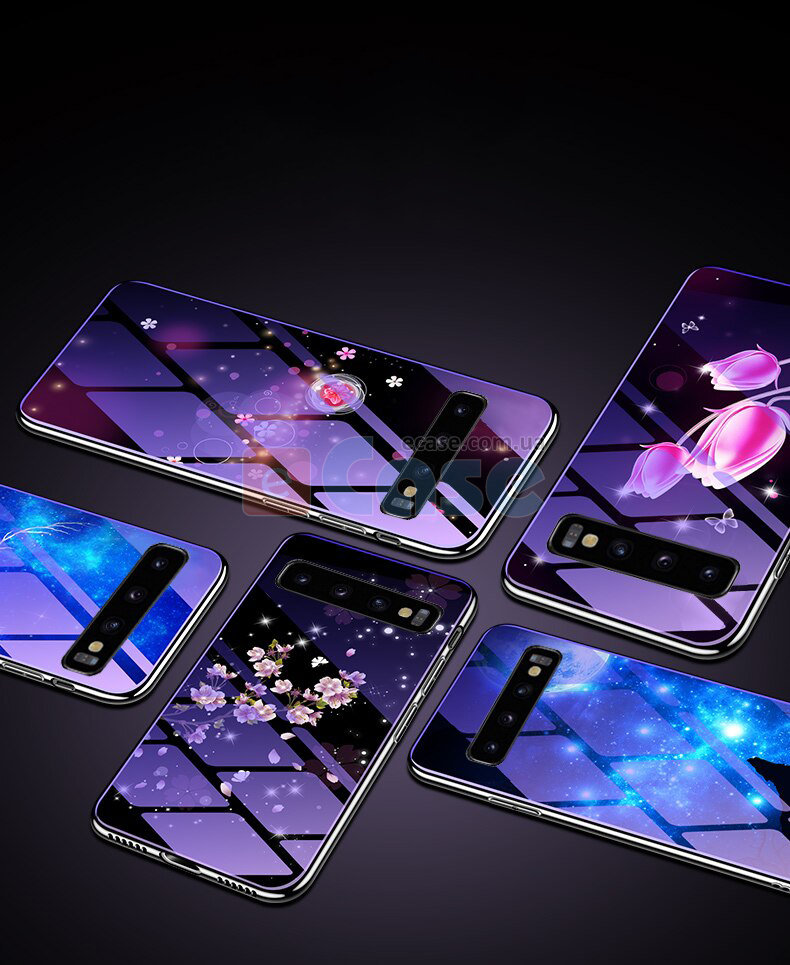Накладка TPU + Glass Violet для Samsung Galaxy S10 (G973F) фото 1 — eCase