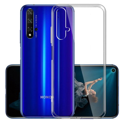 Прозрачная ТПУ накладка для Huawei Honor 20 EXELINE Crystal (Strong 0,5мм) — eCase