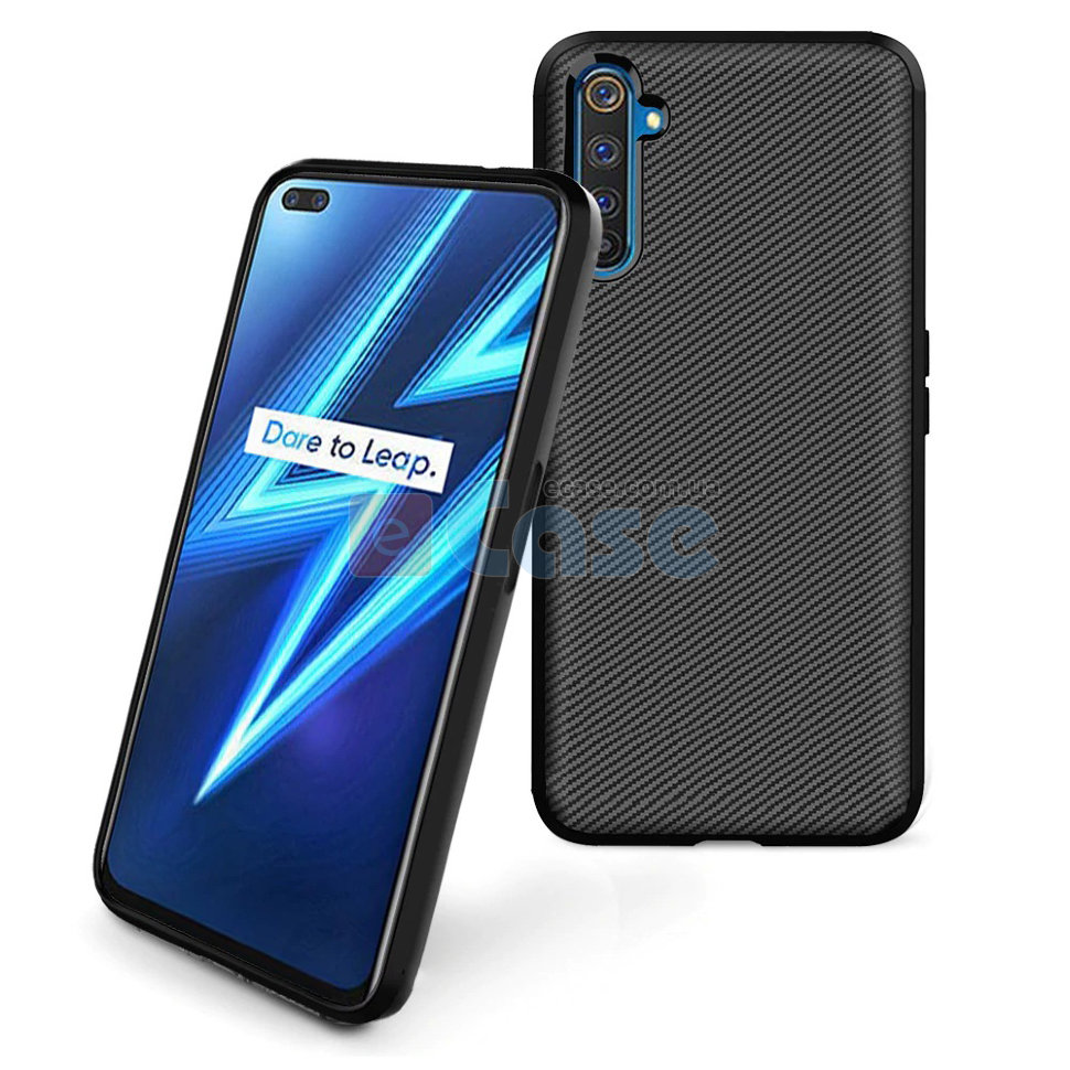 ТПУ накладка Carbon для Realme 6 Pro фото 1 — eCase