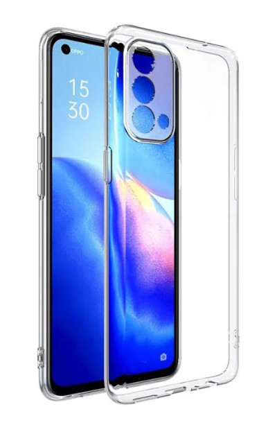 Прозорий TPU чохол Start Full Camera 1.5 мм для Oppo A74 — eCase