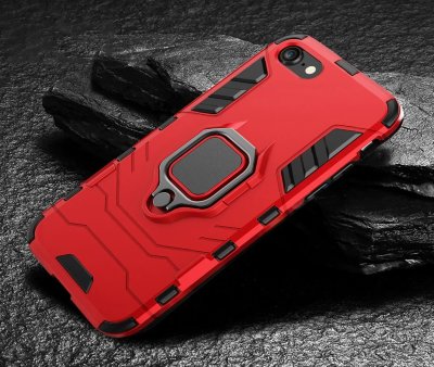 Ударостійка накладка з підставкою і TPU бампером для iPhone 7 &mdash; eCase