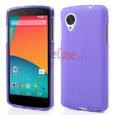 TPU накладка для LG Nexus 5 D821 (матовий, однотонний) &mdash; eCase