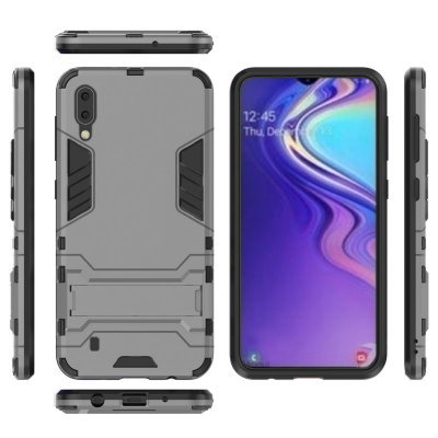 Ударопрочная накладка с ТПУ бампером для Samsung M105F Galaxy M10 (c подставкой) — eCase