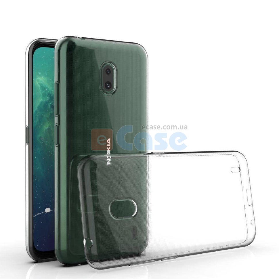 Прозрачная ТПУ накладка для Nokia 2.2 (Crystal Clear) фото 1 — eCase