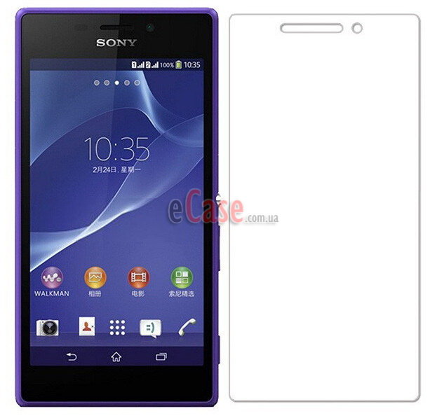 Защитное стекло для Sony Xperia M2 (D2305) (Tempered Glass) фото 1 — eCase