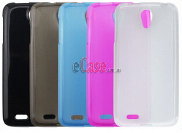 TPU накладка для Lenovo S820 (матовый, однотонный) фото 1 — eCase