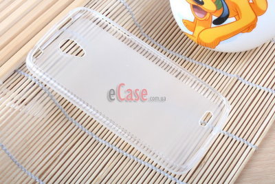 TPU накладка для Lenovo S820 (матовый, однотонный) — eCase