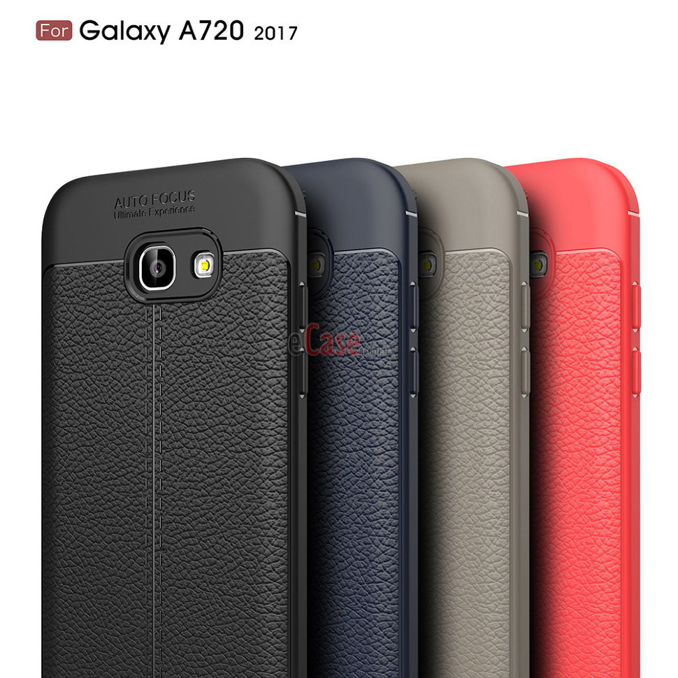 ТПУ накладка Leather для Samsung A720F Galaxy A7 2017 фото 1 — eCase