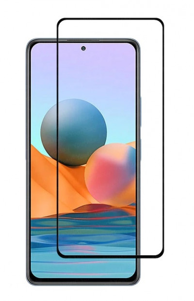 Захисне скло 4D Full-screen з кольоровою рамкою для Xiaomi Redmi Note 10 Pro Max — eCase