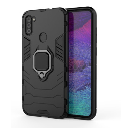 Ударопрочная накладка с подставкой и TPU бампером для Samsung Galaxy M11 — eCase