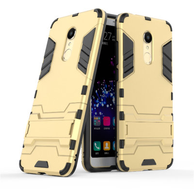 Ударостійка накладка з ТПУ бампером для Xiaomi Redmi 5 (з підставкою) — eCase