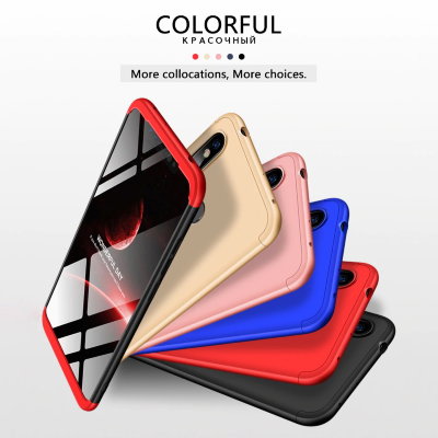 Пластиковая накладка Soft-Touch 360 градусов для Xiaomi Redmi Note 6 Pro — eCase