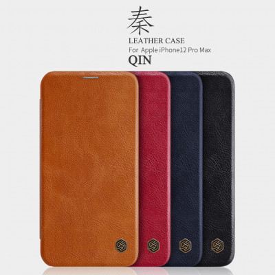 Чехол (книжка) Nillkin Qin для iPhone 12 Max &mdash; eCase