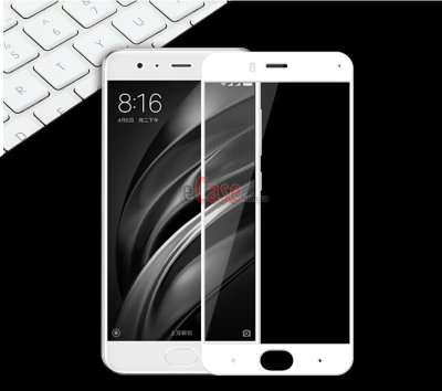 Защитное стекло для Xiaomi Mi6 (Tempered Glass Frame 2,5D) с рамкой — eCase