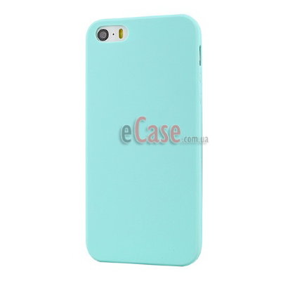TPU накладка Matte для iPhone 5 / 5S / SE (однотонна) — eCase