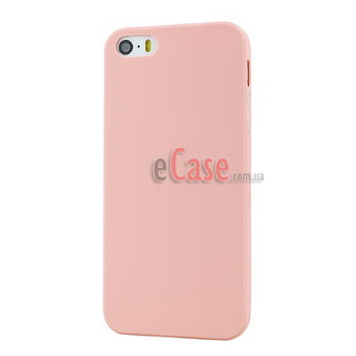TPU накладка Matte для iPhone 5 / 5S / SE (однотонна) — eCase