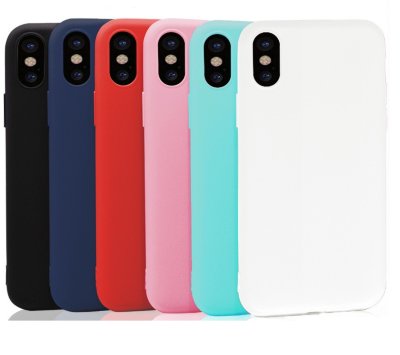 TPU накладка Matte для iPhone Xs Max (однотонна) — eCase