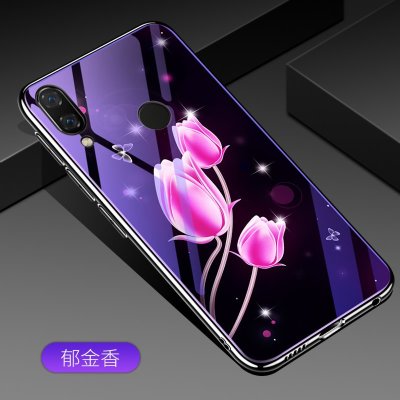 Накладка TPU + Glass Violet для Xiaomi Redmi Note 7 — eCase