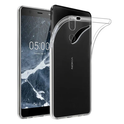 Прозрачная ТПУ накладка для Nokia 5.1 EXELINE Crystal (Strong 0,5мм) — eCase