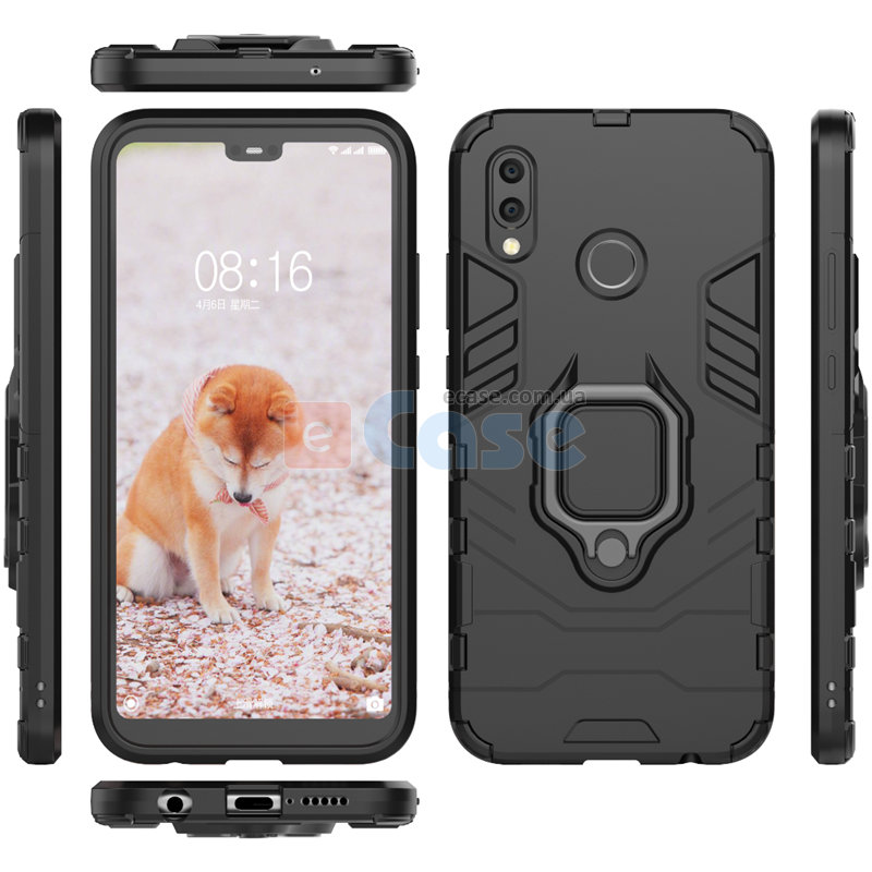 Ударостійка накладка з підставкою і TPU бампером для Huawei P20 Lite фото 1 — eCase